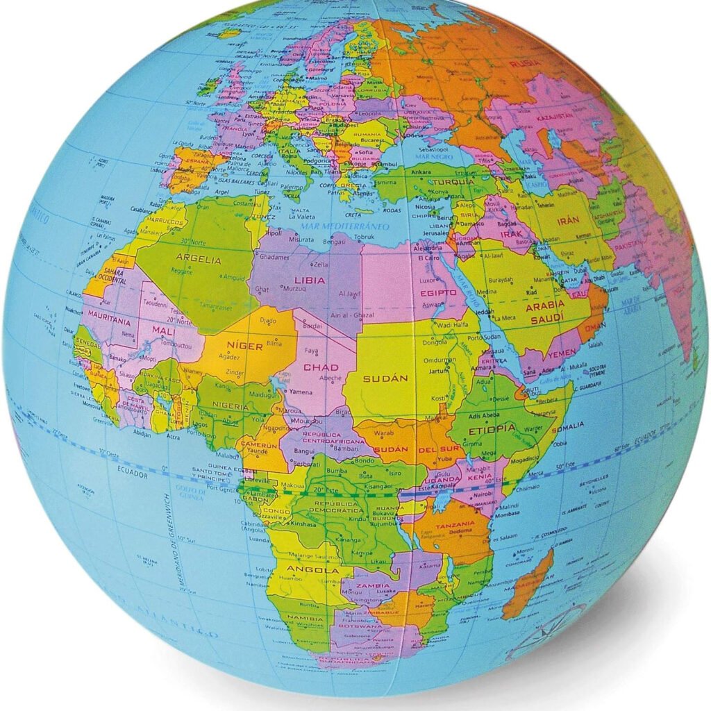 bola del mundo inflable gignate